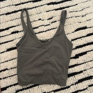 Lululemon Athletica Gray Tank Top